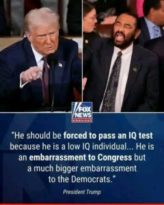 Breaking News: Trump blasts Rep Al Green as ‘an embarrassment’ to Democrats, says he ‘should be forced to take an IQ test... See More 