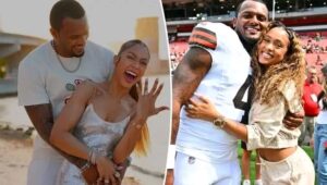 Just In:The midst of swirling controversies and headlines that won’t let go, embattled NFL star Deshaun Watson has just made a play no one saw coming—dropping to one knee and sealing his love story with a diamond that could blind a … See more below 