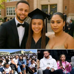 Just In:”Stephen Curry and Ayesha Curry attend their daughter Riley Curry’s end-of-school-year graduation. The superstar dad’s presence causes the classroom to erupt with excitement due to his friendly and approachable demeanor…Read More

