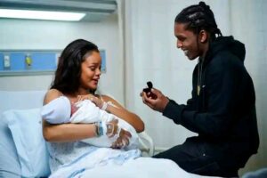 He waited for the most perfect, unexpected moment. Just after Rihanna welcomed their third child, A$AP Rocky got down on one knee. His emotional proposal—and her reaction—has the entire internet in tears. What do you think he said? ❤️