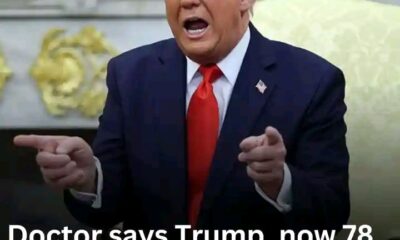 BREAKING NEWS: Doctor says Trump, now 78, has less than 75% chance of completing his second term... See More