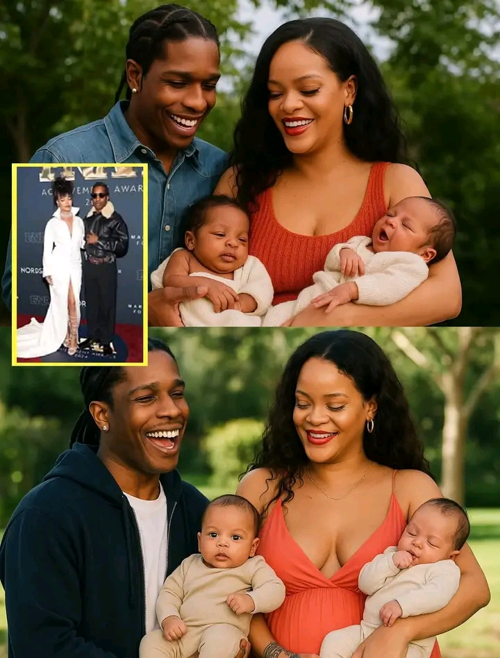 Congratulations!!! A$AP Rocky Joyfully Announces the Names of His Twins with Rihanna—Fans Are Loving the Choice!👇👇