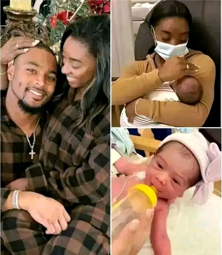 Just in 30 minutes ago Heavily Pregnant Olympic legend Simone Biles and her husband, Jonathan Owens, announced the arrival of their baby boy! The couple, who have been eagerly anticipating their first child, shared heartwarming photos of their newborn from a hospital in Houston, Texas, as they also Joyfully announce the name of their new arrival… See More Details Below