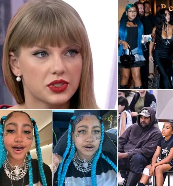 Taylor Swift Reacts to Kim Kardashian’s Daughter North West, 12, Disturbing New Look, says “A Mess in the Making… I Blame Her Disorganized, Unbothered Parents… She’s Screaming for Help While They’re Busy Chasing Millions. It’s Sad the Direction Her Life Is Heading Already At Her Young Age…”