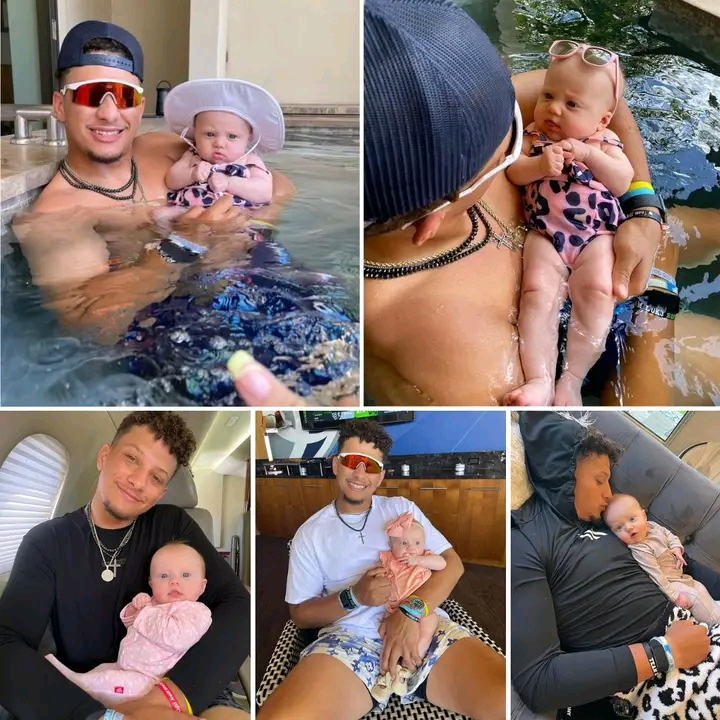OMG! Patrick Mahomes MELTS the Internet with His Ultimate “Girl Dad” Moment — Poolside With Baby Golden Raye! Fans Say: “This Just Won the Whole Internet!” 🏈☀️