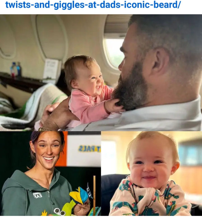 Get ready to have your heart stolen — again! NFL Legend Jason Kelce BEAMS with pride and MELTS the Internet as 7-Month-Old Baby Finnley Tugs, Twists, and Giggles at Dad’s Iconic Beard in the Most Adorable Father-Daughter Moment Ever! The Cutest Father-Daughter Moment You’ll See All Week — Fans everywhere are swooning over the Kelce family charm. Between Jason’s beard, baby Finnley’s irresistible laughter, and the undeniable love radiating from the clip, this moment has officially broken the internet — for all the right reasons. 💕Tap to Watch the Video Everyone’s Obsessing Over! 📲✨