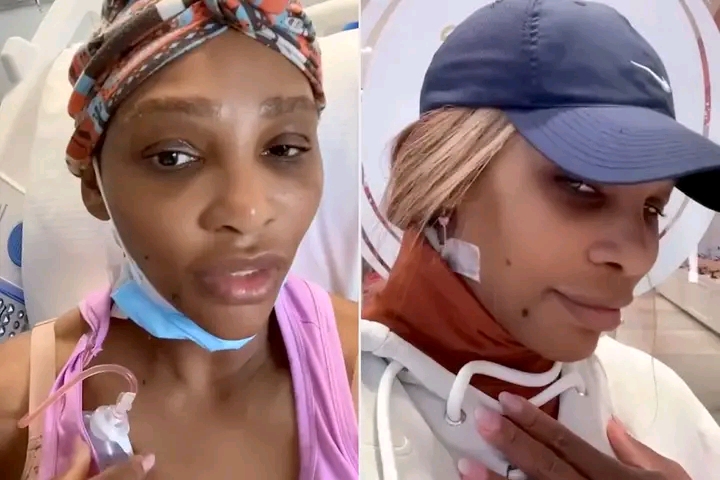 Breaking: Serena’s doctors just removed a massive cyst from her neck – fans can’t stop praying for her speedy recovery. 🙏 Tag a friend who’d want to send good vibes!