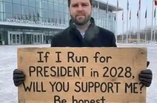 JD VANCE FOR PRESIDENT IN 2028 will you support him