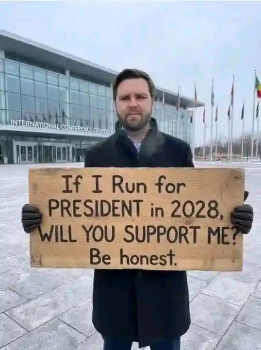 JD VANCE FOR PRESIDENT IN 2028 will you support him